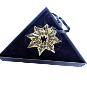 2003 Swarovski Crystal Annual Christmas Holiday Ornament Limited Edition Vintage